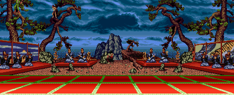 Thumbnail for a map of Osaka, Japan for the SNES game Fatal Fury Special.
