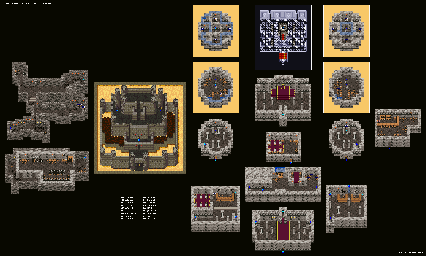 Thumbnail for a map of Castle Of Dwarves for the SNES game Final Fantasy II.