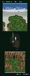 Thumbnail for a map of World Of Balance Baren Falls for the SNES game Final Fantasy III.