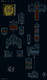 Thumbnail for a map of World Of Ruin Darill's Tomb for the SNES game Final Fantasy III.