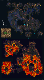 Thumbnail for a map of World Of Ruin Phoenix Cave for the SNES game Final Fantasy III.