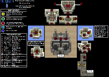Thumbnail for a map of Eblana Castle (Detailed) for the SNES game Final Fantasy IV.