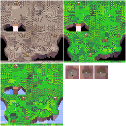 Thumbnail for a map of Level / Alive Forest for the SNES game Final Fantasy: Mystic Quest.