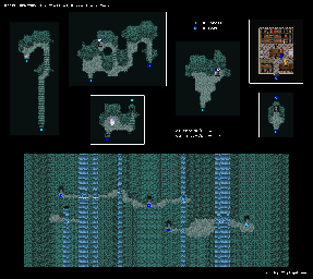 Thumbnail for a map of Cleft Of Dimension Cave for the SNES game Final Fantasy V.
