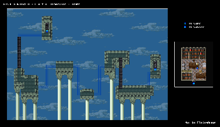Thumbnail for a map of Cleft Of Dimension Tower for the SNES game Final Fantasy V.