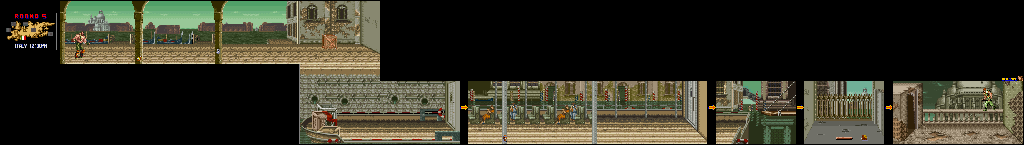 Thumbnail for a map of Round 5: Italy for the SNES game Final Fight 2.