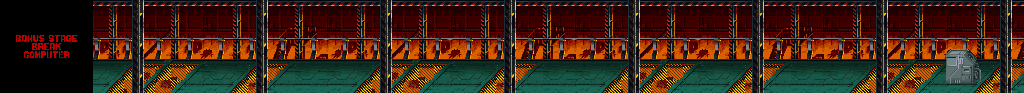 Thumbnail for a map of Bonus Stage: Break Computer for the SNES game Final Fight 3.