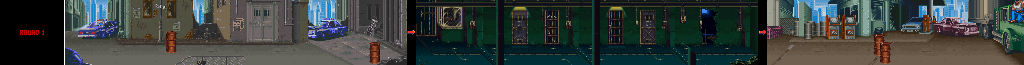 Thumbnail for a map of Round 1 for the SNES game Final Fight 3.