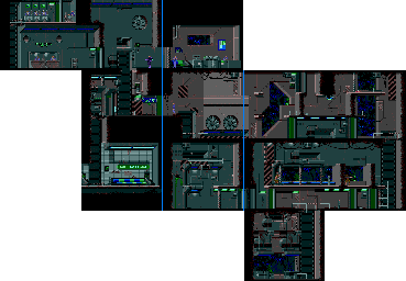Thumbnail for a map of Level 2: New Washington Africa for the SNES game Flashback: The Quest For Identity.