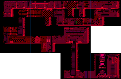 Thumbnail for a map of Level 2: New Washington Central Computer Emergency for the SNES game Flashback: The Quest For Identity.