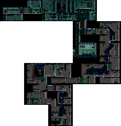 Thumbnail for a map of Level 2: New Washington Europa for the SNES game Flashback: The Quest For Identity.