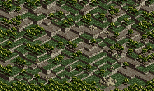 Thumbnail for a map of Mission 14 for the SNES game Front Mission.