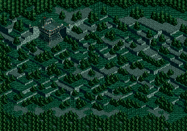 Thumbnail for a map of Mission 17 for the SNES game Front Mission.