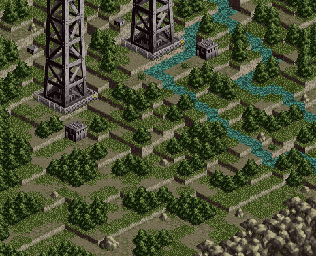 Thumbnail for a map of Mission 20 for the SNES game Front Mission.