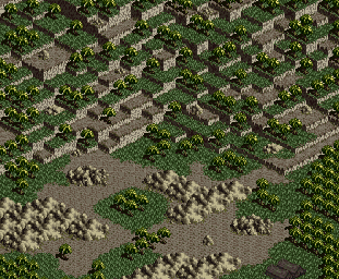 Thumbnail for a map of Mission 25 for the SNES game Front Mission.