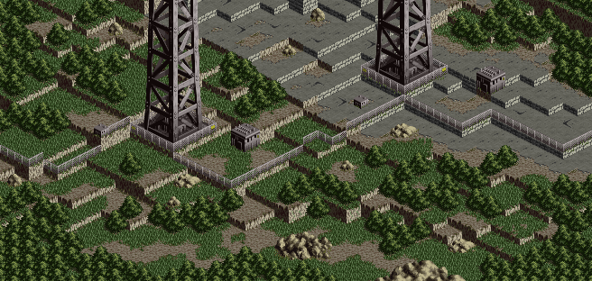 Thumbnail for a map of Mission 7 for the SNES game Front Mission.
