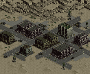 Thumbnail for a map of Mission 9 for the SNES game Front Mission.