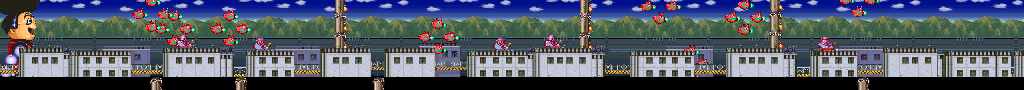 Thumbnail for a map of Atrocious Dam for the SNES game Ganbare Goemon 3: Shishijyuurokubei no Karakuri Manji Katame.