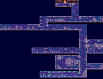 Thumbnail for a map of Cave Of Conch Front for the SNES game Ganbare Goemon 3: Shishijyuurokubei no Karakuri Manji Katame.