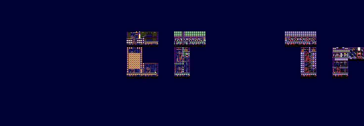 Thumbnail for a map of Walker Factory Back for the SNES game Ganbare Goemon 3: Shishijyuurokubei no Karakuri Manji Katame.