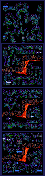 Thumbnail for a map of Cave Of Darkness for the SNES game GD Leen.
