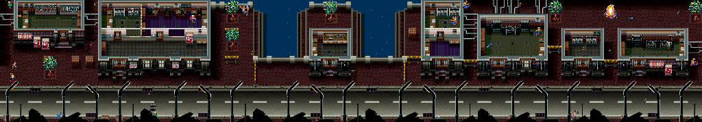 Thumbnail for a map of Level 1-2 for the SNES game Ghoul Patrol.