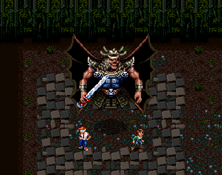 Thumbnail for a map of Level 2-3 for the SNES game Ghoul Patrol.