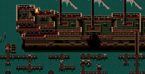 Thumbnail for a map of Level 3-4 for the SNES game Ghoul Patrol.