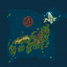 Thumbnail for a map of Japan for the SNES game G.O.D: Mezameyo to Yobu Koe ga Kikoe.