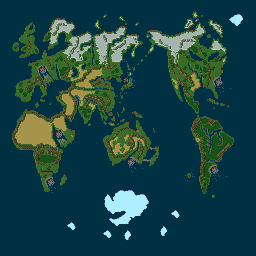 Thumbnail for a map of World for the SNES game G.O.D: Mezameyo to Yobu Koe ga Kikoe.