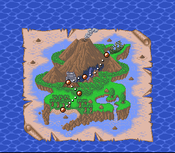 Thumbnail for a map of Island (In-Game Map) for the SNES game Goof Troop.