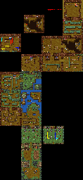 Thumbnail for a map of Stage 2 for the SNES game Goof Troop.