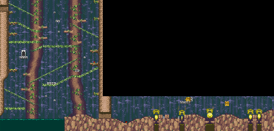 Thumbnail for a map of Stage 2: The Jungle Area 3 for the SNES game The Great Circus Mystery: Starring Mickey & Minnie.