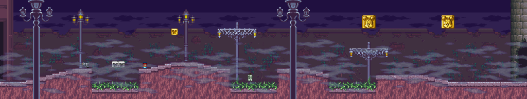Thumbnail for a map of Stage 3: The Haunted House Area 3 for the SNES game The Great Circus Mystery: Starring Mickey & Minnie.