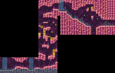 Thumbnail for a map of Stage 4: The Caves Area 1 for the SNES game The Great Circus Mystery: Starring Mickey & Minnie.