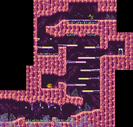 Thumbnail for a map of Stage 4: The Caves Area 2 for the SNES game The Great Circus Mystery: Starring Mickey & Minnie.