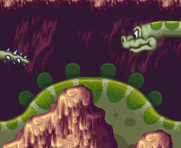 Thumbnail for a map of Stage 4: The Caves Boss for the SNES game The Great Circus Mystery: Starring Mickey & Minnie.