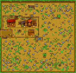 Thumbnail for a map of Ranch for the SNES game Harvest Moon.