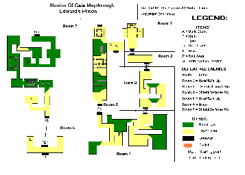 Thumbnail for a map of Edward's Prison (Mapthrough) for the SNES game Illusion Of Gaia.