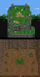 Thumbnail for a map of Home Of The Moon Tribe (Unmarked) for the SNES game Illusion Of Gaia.