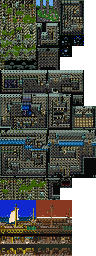 Thumbnail for a map of Larai Cliffs (Unmarked) for the SNES game Illusion Of Gaia.