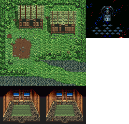 Thumbnail for a map of Natives' Village (Unmarked) for the SNES game Illusion Of Gaia.