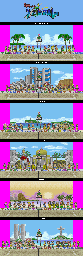 Thumbnail for a map of Courts for the SNES game Inazuma Serve da!!: Super Beach Volley.