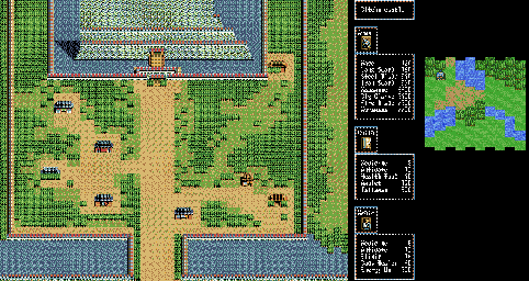 Thumbnail for a map of Bitchu Castle for the SNES game Inindo: Way Of The Ninja.