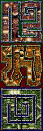Thumbnail for a map of Part 5: Time Tower for the SNES game Jim Power: The Lost Dimension In 3D.