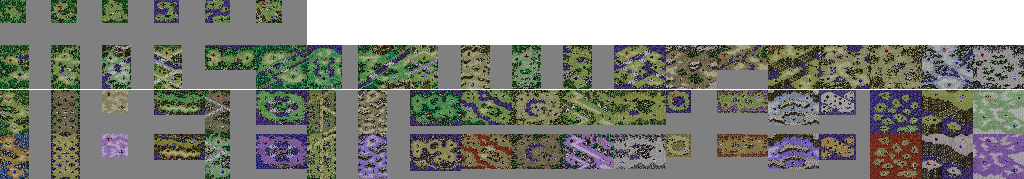 Thumbnail for a map of Fields for the SNES game Jyutei Senki.