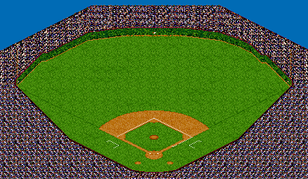Thumbnail for a map of Chicago Cubs - Wrigley Field for the SNES game Ken Griffey Jr Presents Major League Baseball.