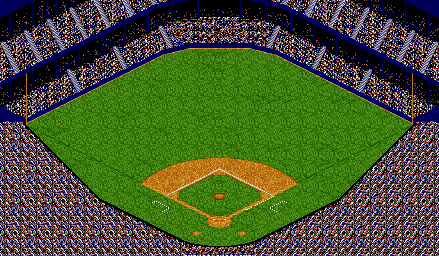 Thumbnail for a map of Detroit Tigers - Tiger Stadium for the SNES game Ken Griffey Jr Presents Major League Baseball.