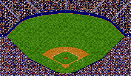 Thumbnail for a map of Los Angeles Angels - Anaheim Stadium for the SNES game Ken Griffey Jr Presents Major League Baseball.