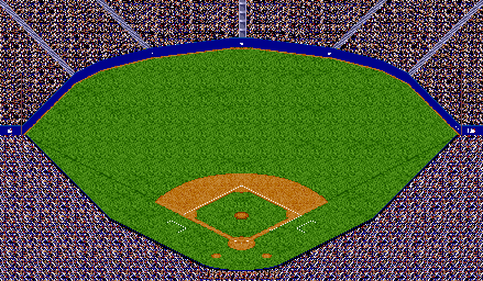 Thumbnail for a map of Milwaukee Brewers - Milwaukee County Stadium for the SNES game Ken Griffey Jr Presents Major League Baseball.